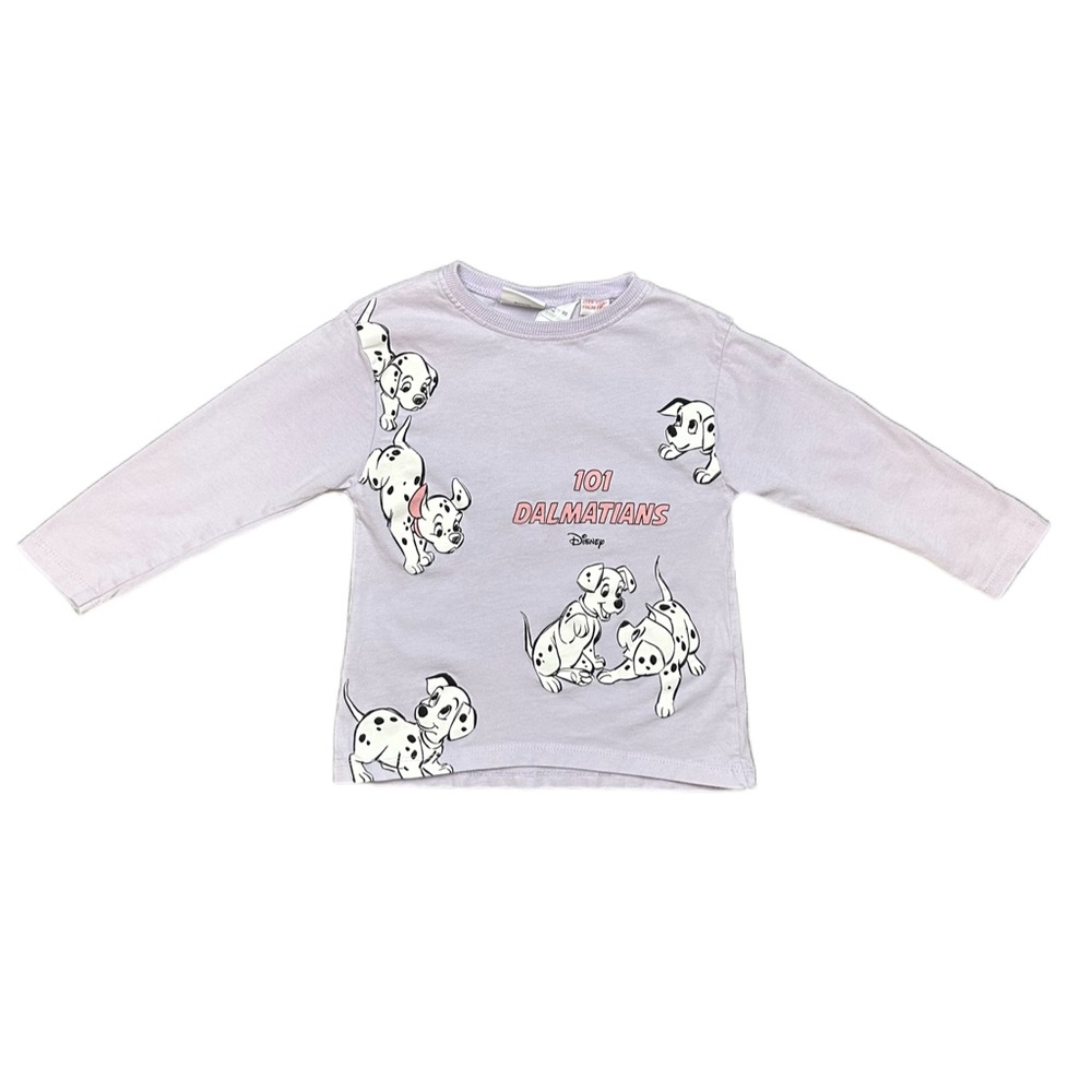 Zara Disney classics long sleeve 101 dalmatians T-shirt size 18-24 months